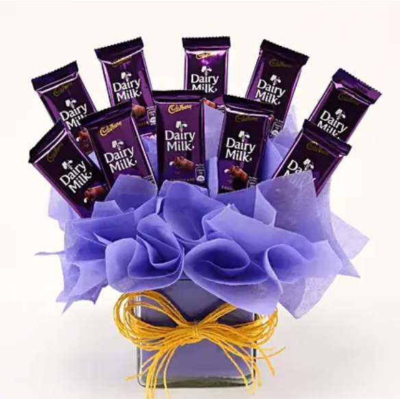 Affection Milk Chocolate BouquetChocolate Bouquet Delivery HyderabadfloralXpress.in