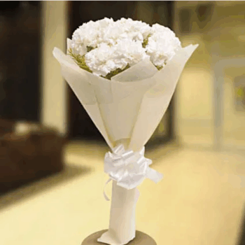 White Carnations Bouquet