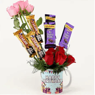 Roses & Chocolates Mug Surprise
