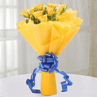 Bright Yellow Roses