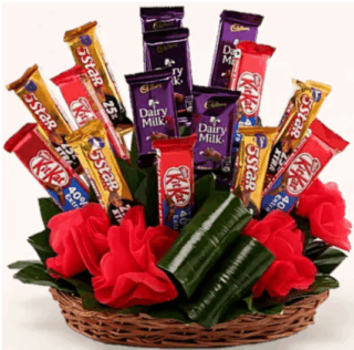 Chocolates Basket Arrangement