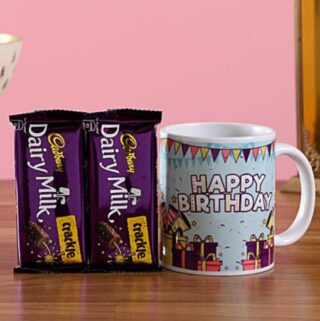 Birthday Wish Mug & Dairy Milk Chocolate