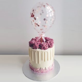 Dripping Balloon Cake