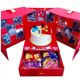 Surprise Box With Gym Cake