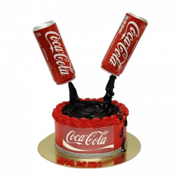Anti Gravity Coca Cola Cake