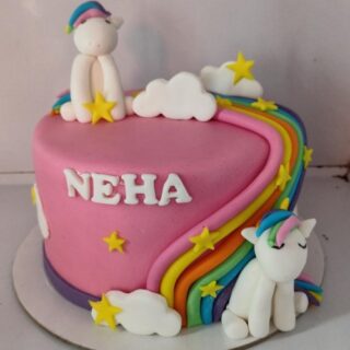 Unicorn Theme Cake