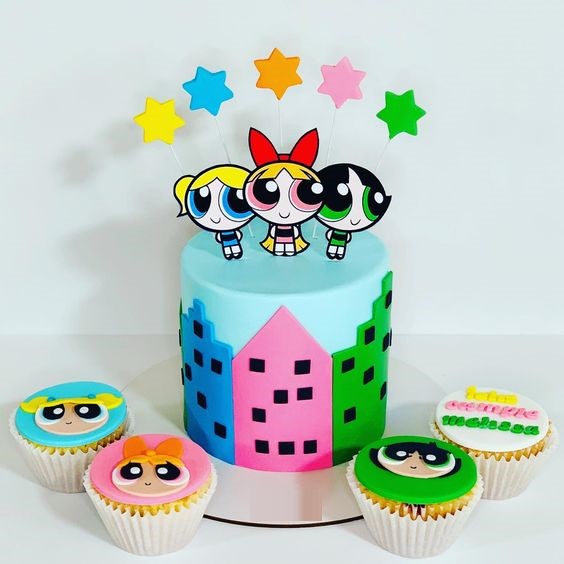 Powerpuff Girls Cake 