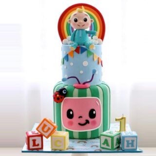 Cocomelon Theme Cake