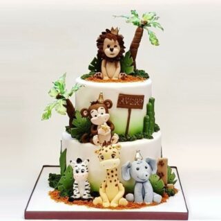 Jungle Theme Cake