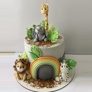 Jungle Theme Cake